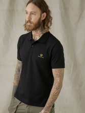 Load image into Gallery viewer, Black Short Sleeved Polo