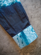 Load image into Gallery viewer, Men's Slim-Fit Blue 'Paul's Photo' Print Cotton Shirt