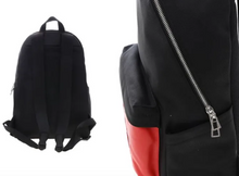 Load image into Gallery viewer, Men´s Black 'Good' Motif Canvas Backpack