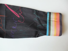 Load image into Gallery viewer, Men's Slim-Fit Black 'Ideas Script' Print Cotton Shirt