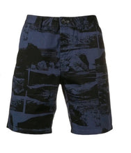 Load image into Gallery viewer, Men's Blue 'Harold's Collage' Print Cotton Shorts