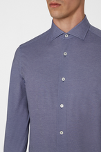 Load image into Gallery viewer, Blue French Collar Shirt