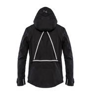 Load image into Gallery viewer, Black Laminar Bike Crossover Jacket
