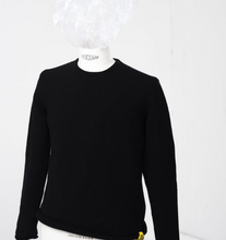 Load image into Gallery viewer, Black Oland Crew Neck Sweater