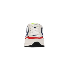 Load image into Gallery viewer, White-Blue-Red Sneakers In Leather and Nylon
