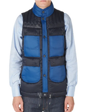 Load image into Gallery viewer, Navy Gilet x White Mountainneering