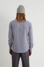 Load image into Gallery viewer, Blue Striped French Collar Shirt