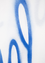 Load image into Gallery viewer, White 'Spray' Print Cotton T-Shirt