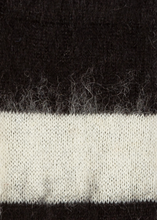 Load image into Gallery viewer, Black And White Mohair-Blend Socks