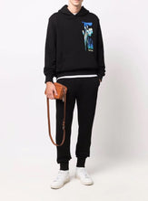 Load image into Gallery viewer, Damson Floral Panel Motif Hoodie