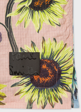 Load image into Gallery viewer, Pastel Colour-Block 'Sunflower' Print Short-Sleeve Shirt