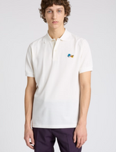 Load image into Gallery viewer, White Paint Splatter Polo Shirt