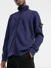 Load image into Gallery viewer, Blue Cardigan In Stretch Cotton