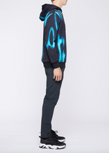 Load image into Gallery viewer, Black 'Spray' Print Hoodie