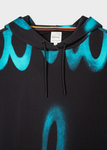 Load image into Gallery viewer, Black 'Spray' Print Hoodie