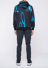 Load image into Gallery viewer, Black 'Spray' Print Hoodie