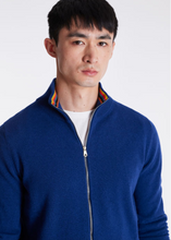 Load image into Gallery viewer, Blue Cashmere Cardigan