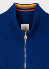 Load image into Gallery viewer, Blue Cashmere Cardigan