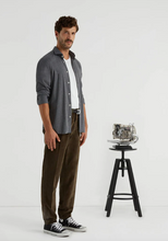 Load image into Gallery viewer, Grey French Collar Shirt