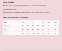 Load image into Gallery viewer, Tapered Fit Cotton Trousers Navy