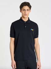 Load image into Gallery viewer, Blue Paint Splatter Polo Shirt
