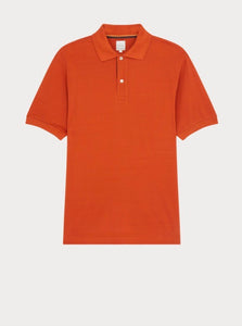 Artist Stripe Polo Shirt Orange