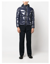 Load image into Gallery viewer, Blue Bomber Jacket In Gloss
