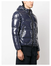 Load image into Gallery viewer, Blue Bomber Jacket In Gloss
