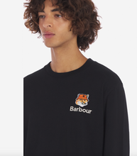 Load image into Gallery viewer, Barbour x Maison Kitsuné Fox Head T-Shirt Black
