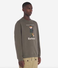 Load image into Gallery viewer, Barbour x Maison Kitsuné Beaufort Fox Sweatshirt Green
