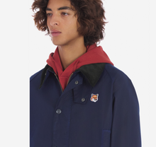 Load image into Gallery viewer, Barbour x Maison Kitsuné Beaufort Waxed Jacket Indigo
