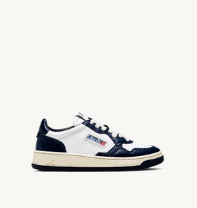 Sneakers Medalist White And Blue Leather