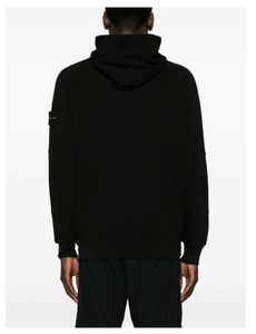 Black Hooded sweatshirt ‘Old’ Treatment