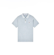 Load image into Gallery viewer, 20557 BLUE SKY &#39;FISSATO&#39; TREATMENT SHORT-SLEEVE POLO
