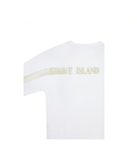 Load image into Gallery viewer, 2RC86 &#39;STRIPES SIX&#39; PRINT WHITE SHORT-SLEEVE T-SHIRT
