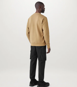 Centenary Applique Label Sweatshirt Khaki