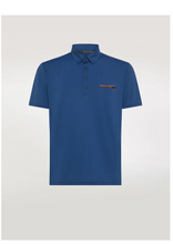 Load image into Gallery viewer, Oxford Pocket Polo Royal Blue
