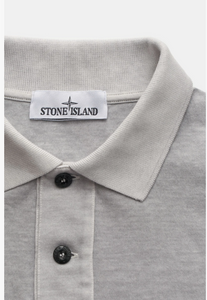 Polo Shirt Cotton Jersey Grey