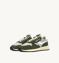 Load image into Gallery viewer, Reelwind Sneakers In Green And White Nylon And Suede
