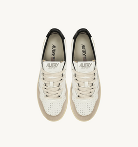 Sneakers Medalist White And Black With Lettering