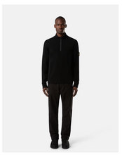 Load image into Gallery viewer, Black Half Zip Sweater
