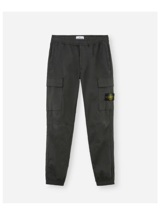 Lead Grey Cargo Jogger Pants