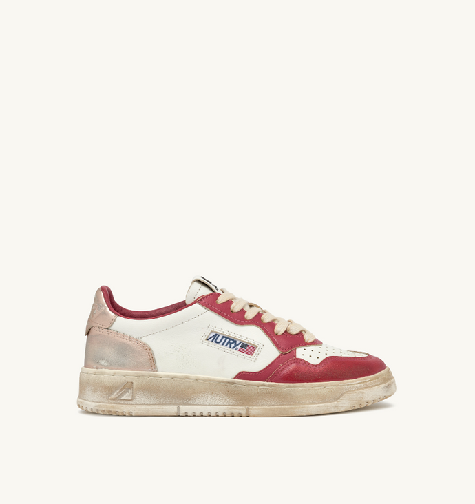 Sneakers Medalist Super Vintage in  White Rose And Copper