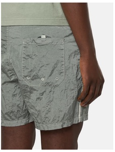Sage Green Swim Trunks In Nylon Metal