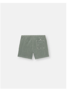 Sage Green Swim Trunks In Nylon Metal