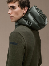 Load image into Gallery viewer, Cardigan Hood Zip Green
