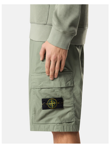 Cargo Bermuda Shorts Sage Green