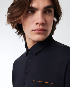 Oxford Pocket Polo Black