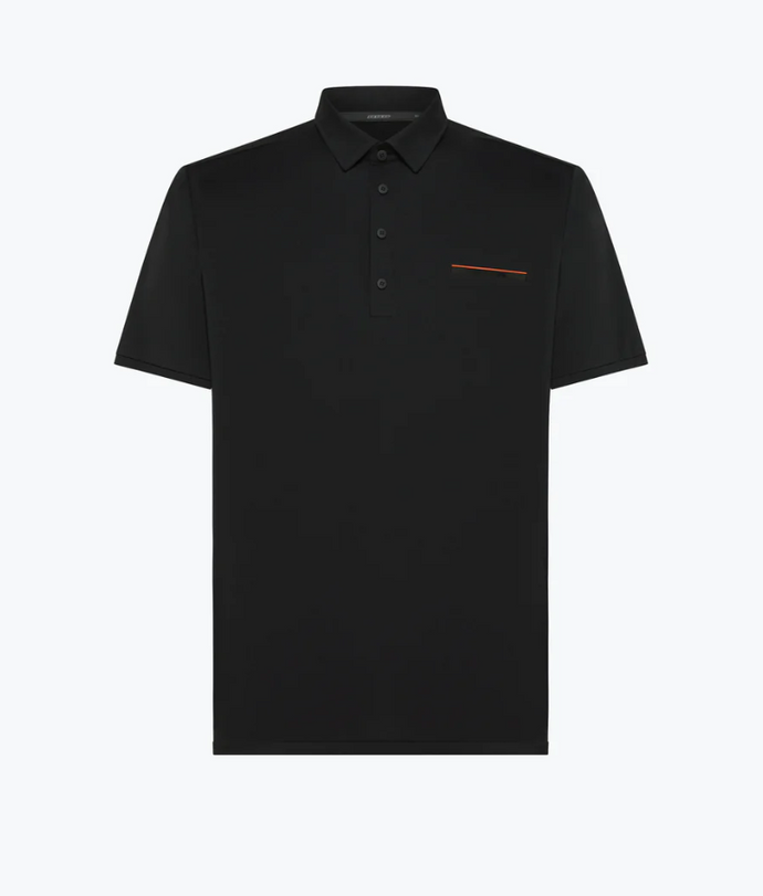 Oxford Pocket Polo Black