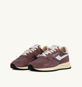 Reelwind Sneakers In Taupe Nylon And Suede